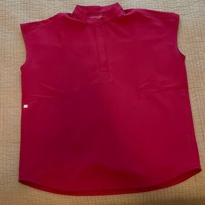 FIGS Rafaela scrub top (Dark Magenta)